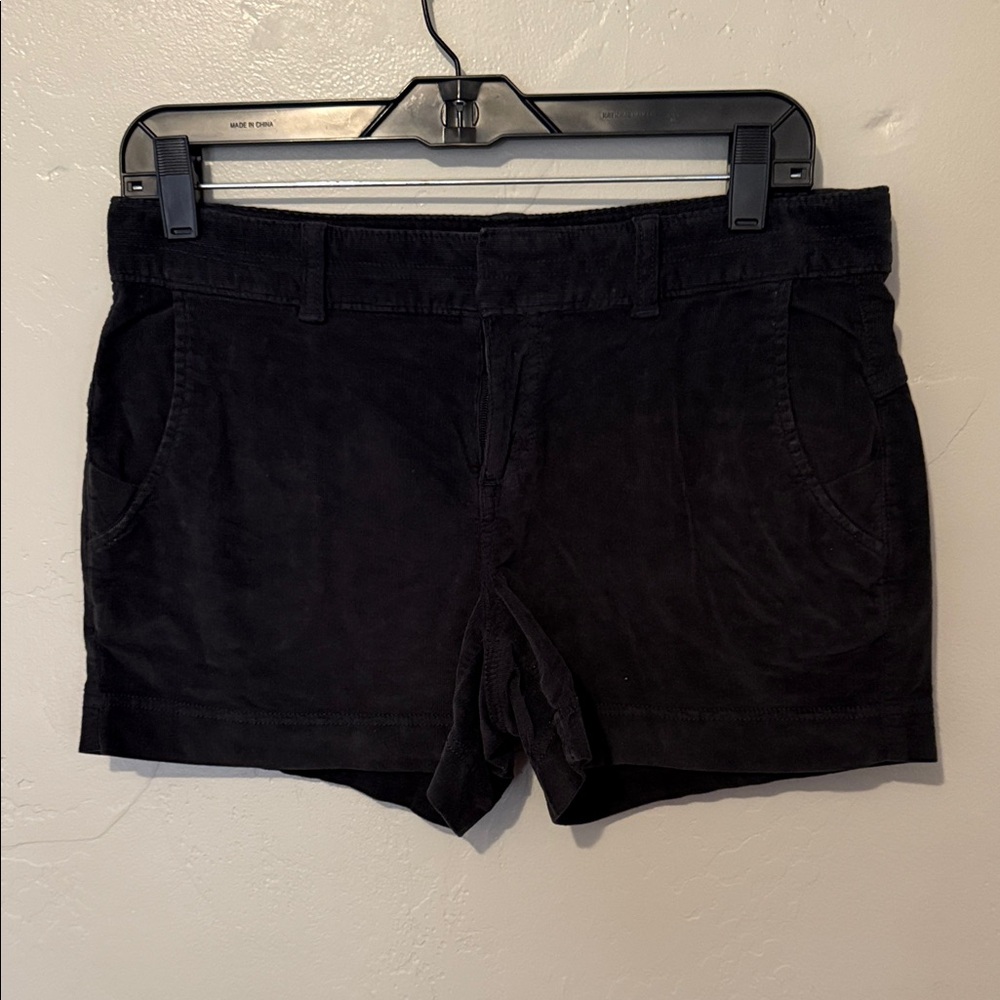 Athleta Black Women's Corduroy Shorts 4